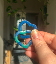 Load image into Gallery viewer, Heart Hoops